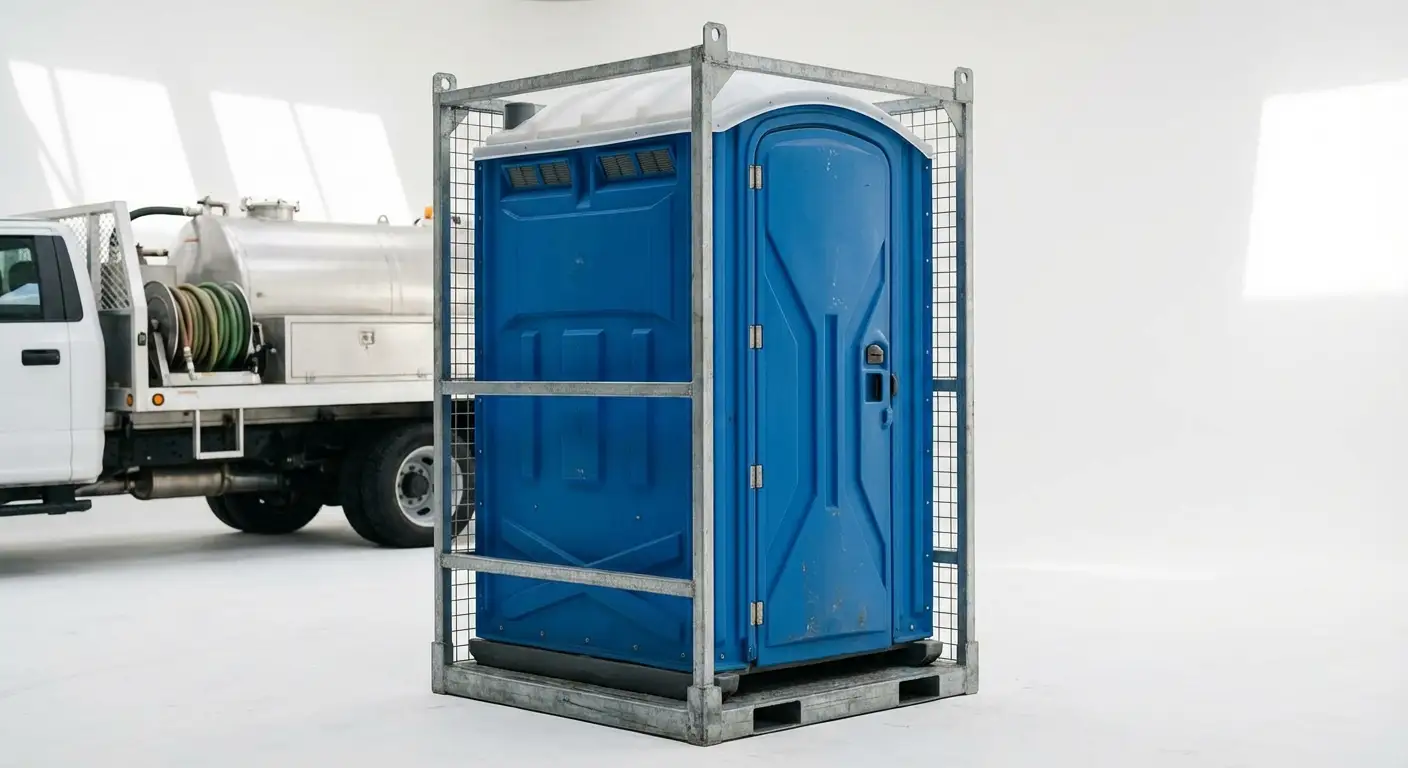 Crane-Liftable Portable Toilet Technical Specifications in Woburn, MA