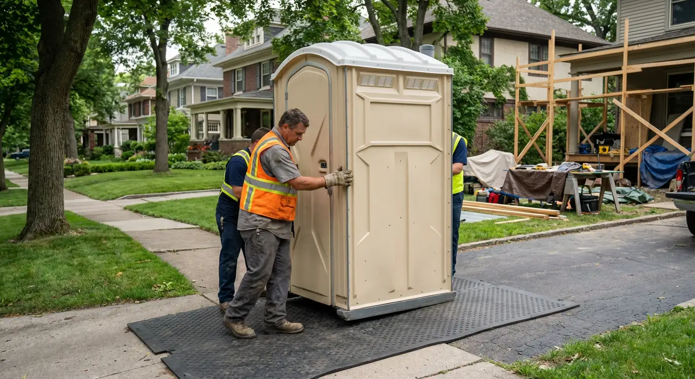 Luxury Restroom Trailers and Portable Toilets in Woburn